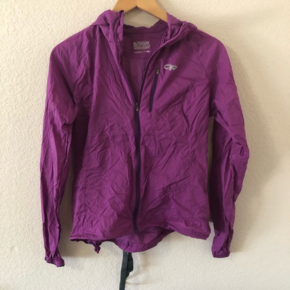 Outdoor Research Women's Tantrum Hooded Purple Jacket - Size Small - Picture 1 of 7
